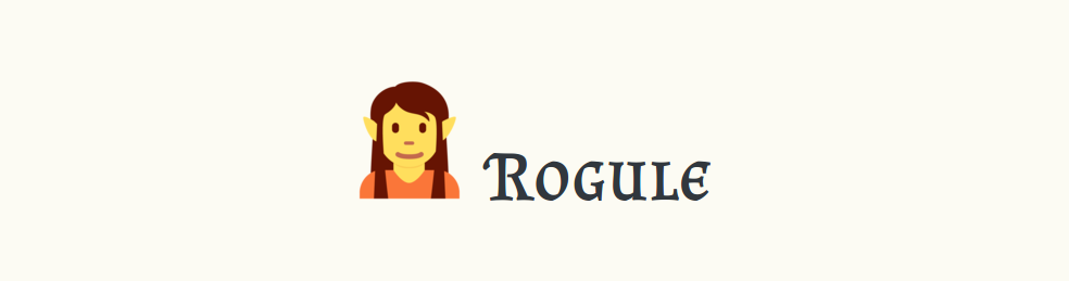 Rogule logo elf